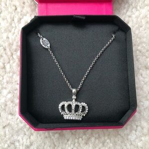 Juicy Couture crown charm necklace